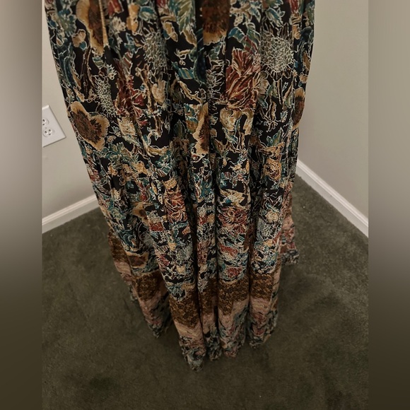 Free People Real Love Floral Maxi Dress Size XS Twilight Combo - Picture 11 of 11